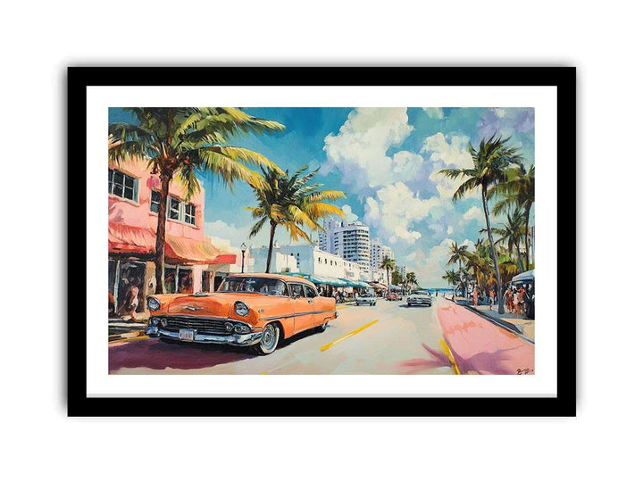 Miami Canvas Painting 