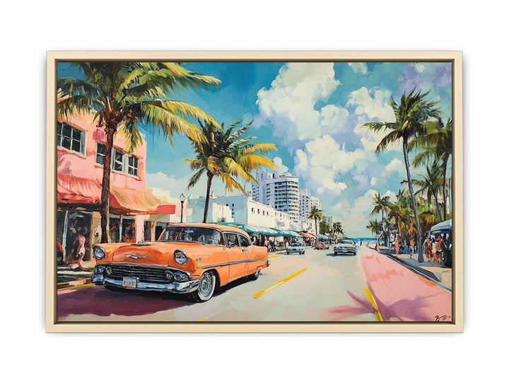 Miami Canvas Painting 