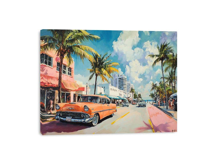 Miami Canvas Painting 