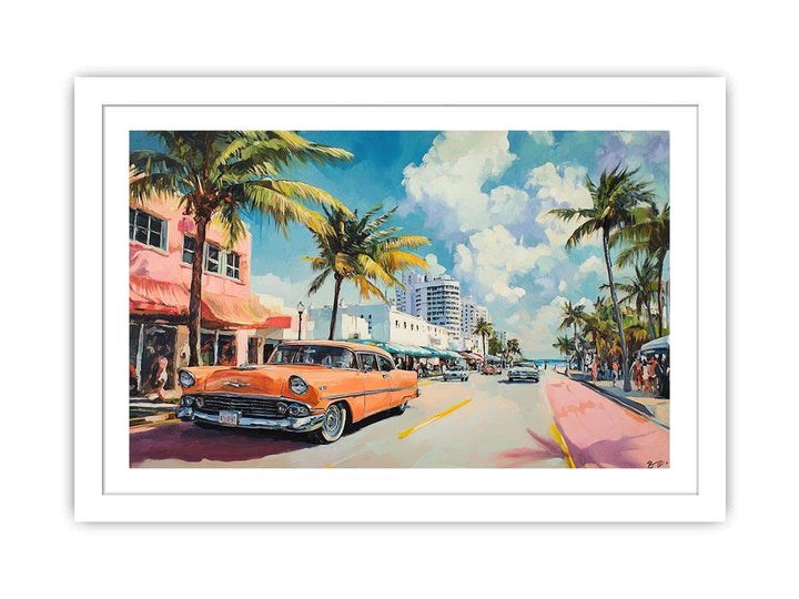 Miami Canvas Painting 