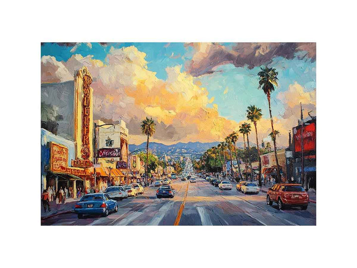 Los Angles Oil Painting 