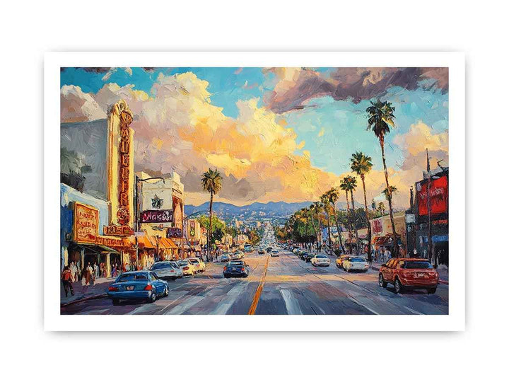 Los Angles Canvas Painting 