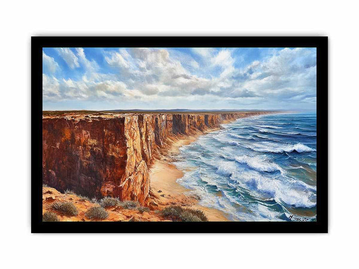 The Edge of the World Canvas Painting 