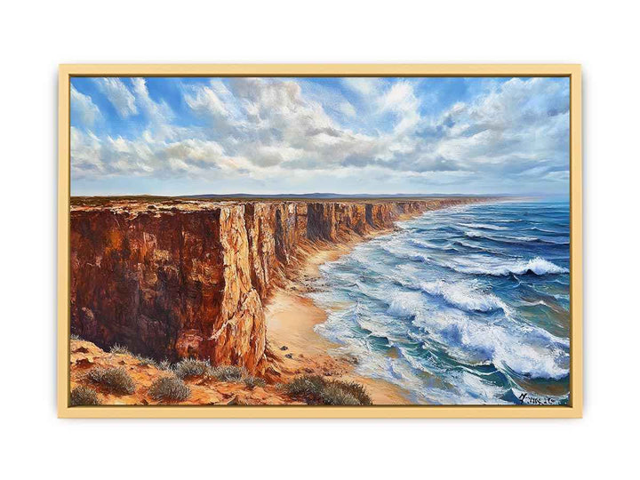 The Edge of the World Canvas Painting 