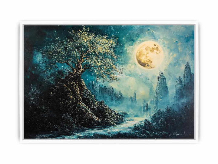 The Mystical Pathway Canvas Painting 