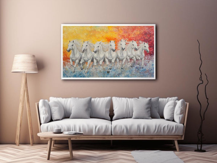 Seven Spirits on the Run Canvas Painting 