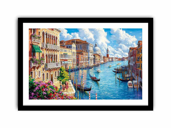 Grand Canal Canvas Painting 