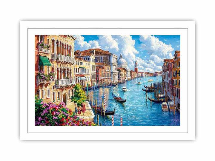 Grand Canal Canvas Painting 