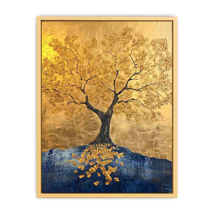 Gold Canvas Painting 