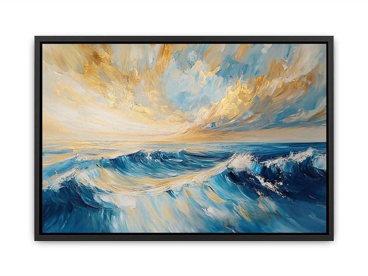 Occean Waves Canvas Painting 