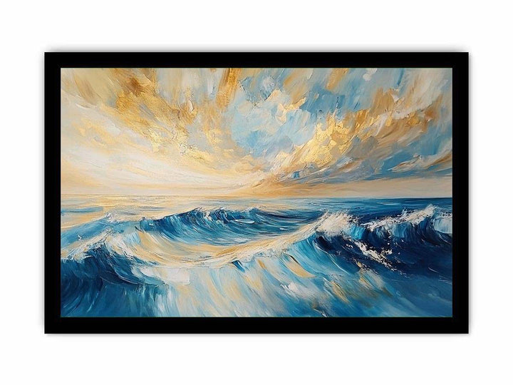 Occean Waves Canvas Painting 