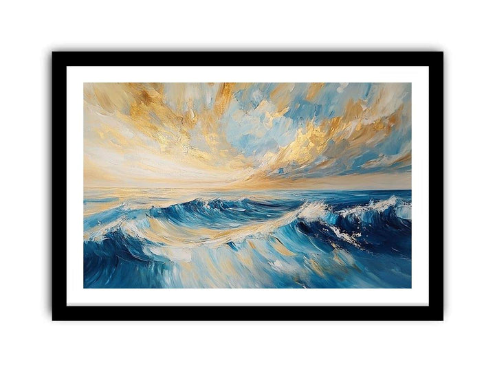 Occean Waves Canvas Painting 