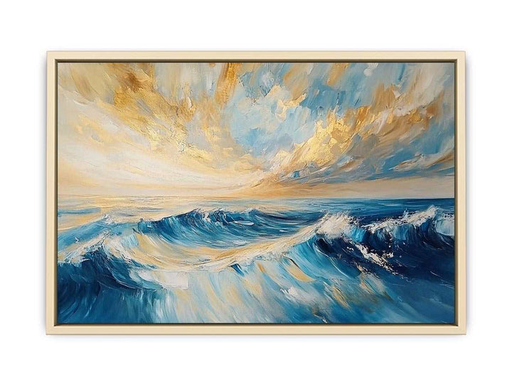 Occean Waves Canvas Painting 