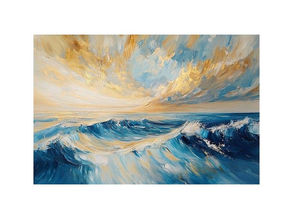 Occean Waves  Oil Painting