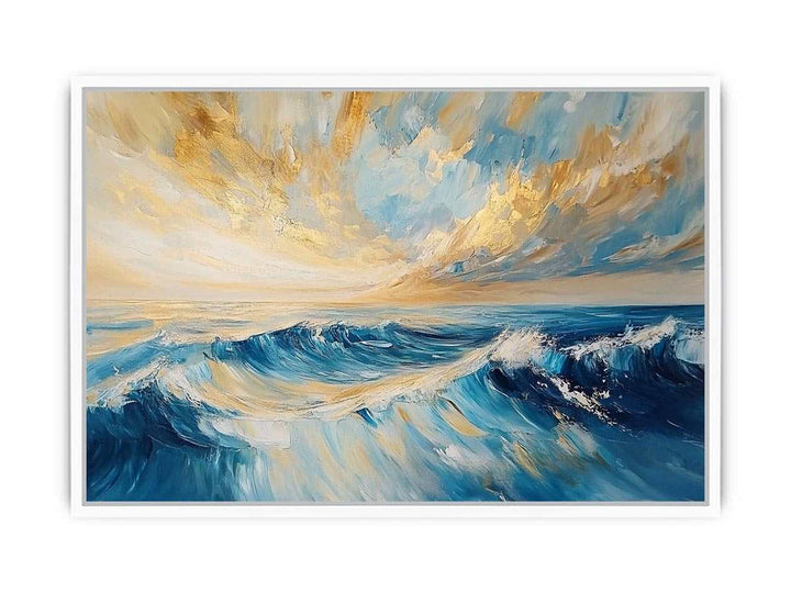 Occean Waves Canvas Painting 