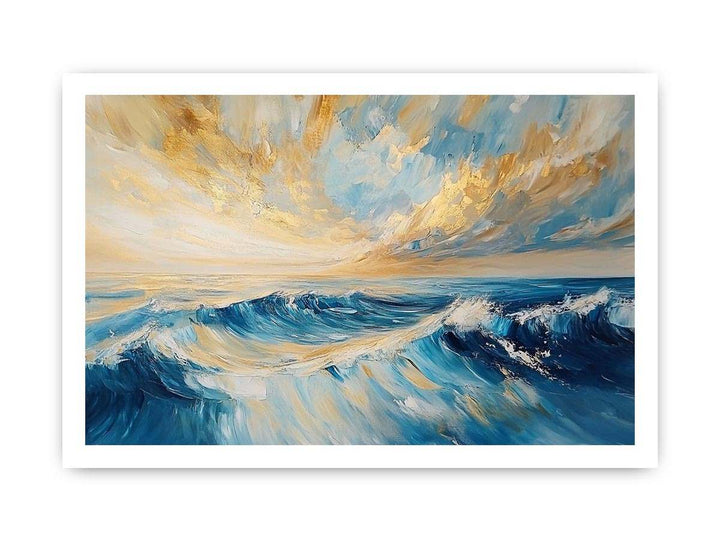 Occean Waves Canvas Painting 