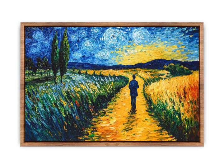 Walk Canvas Painting 