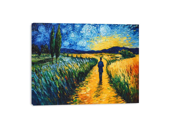 Walk Canvas Painting 