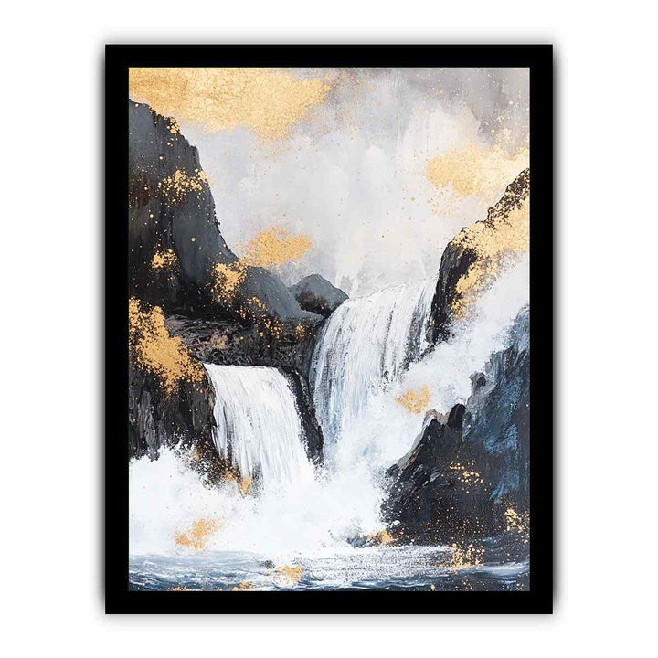 Waterfall Canvas Painting 