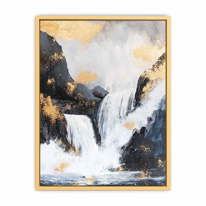 Waterfall Canvas Painting 