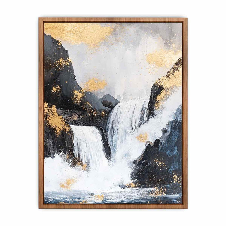 Waterfall Canvas Painting 