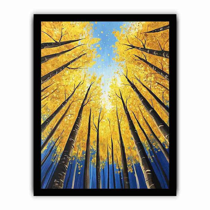 Aspen Forest Canvas Painting 