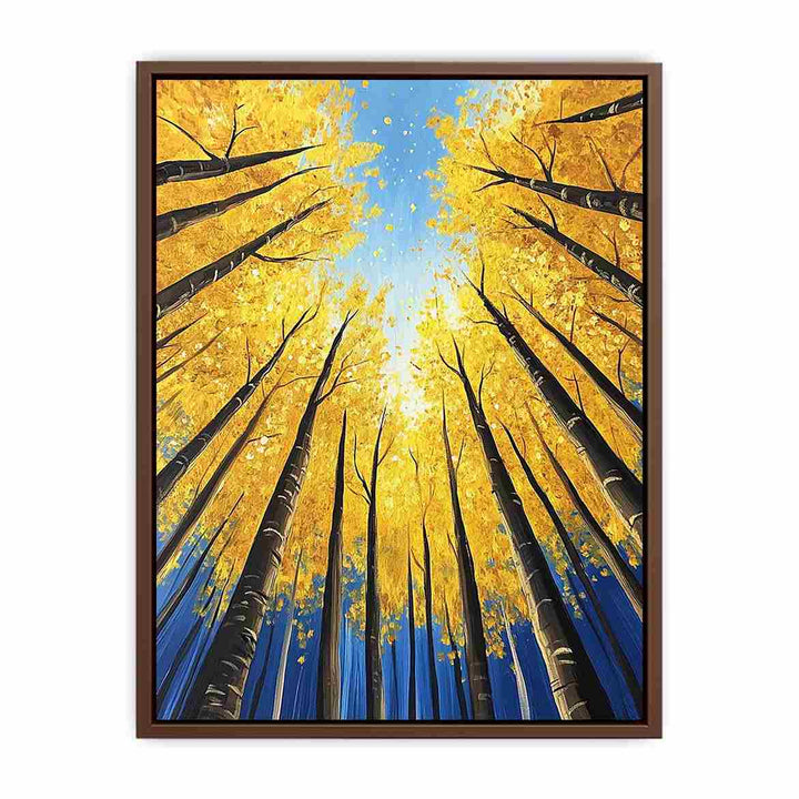 Aspen Forest Canvas Painting 