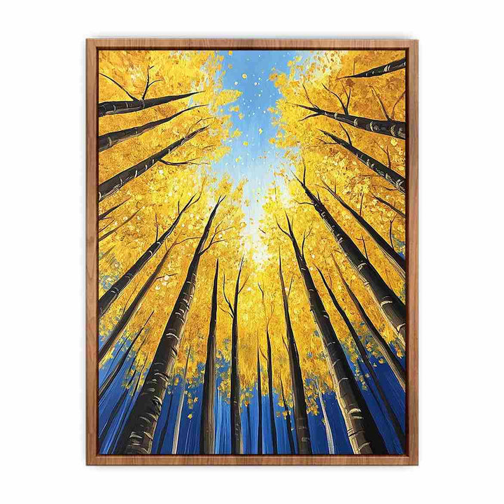 Aspen Forest Canvas Painting 