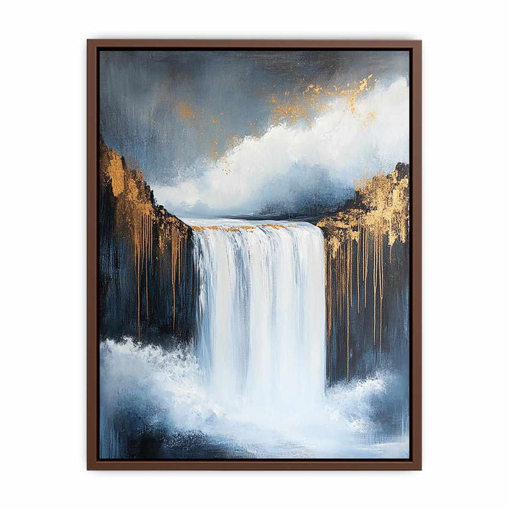 Waterfall Canvas Painting 