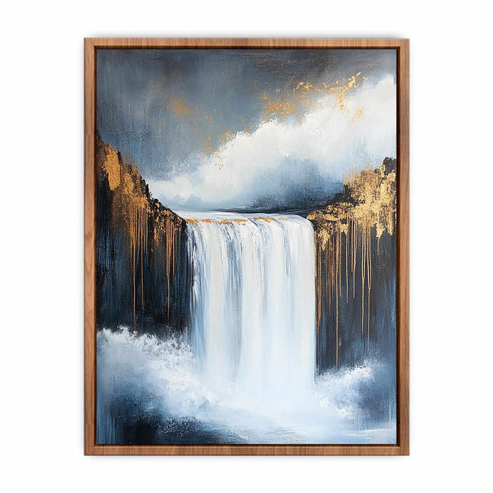 Waterfall Canvas Painting 