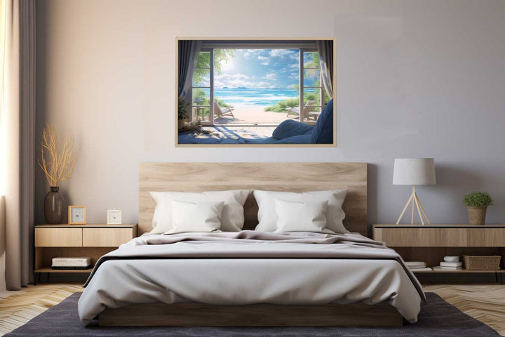 Beach House Dream  Art Print