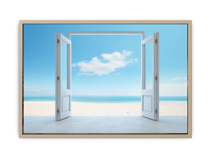 Window To Phuket  framed Print