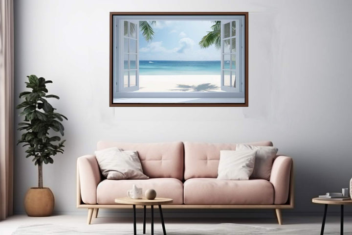 Beach Window Phuket  Art Print