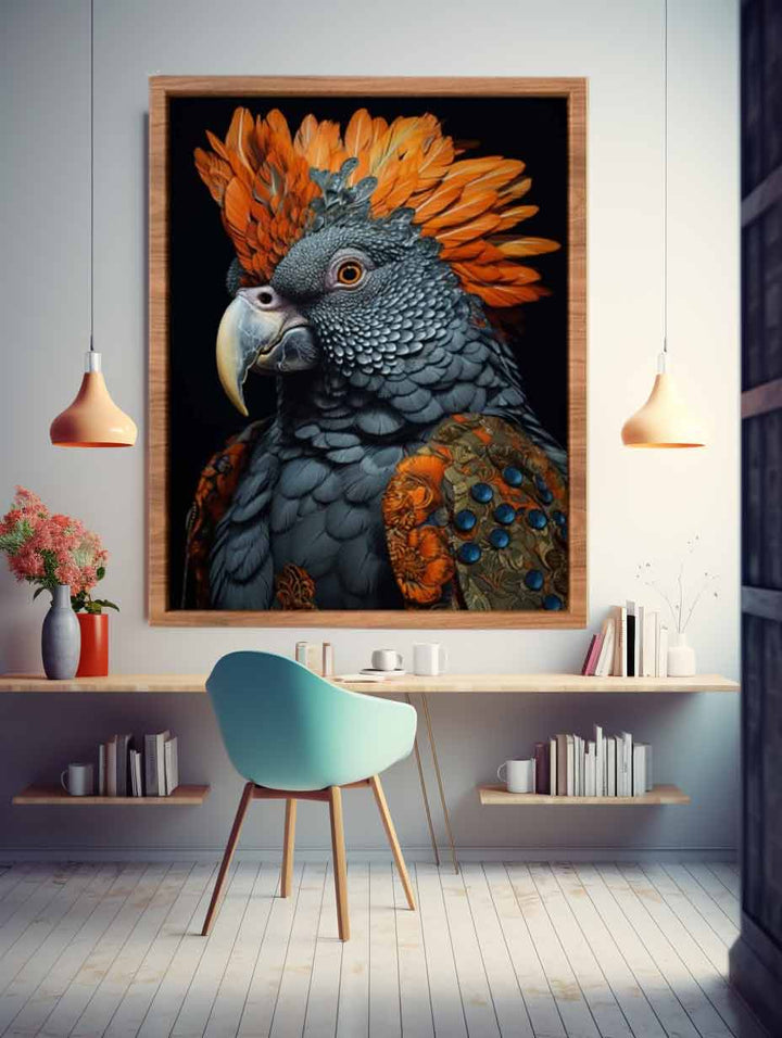 Cockatoo Right Painting Art Print