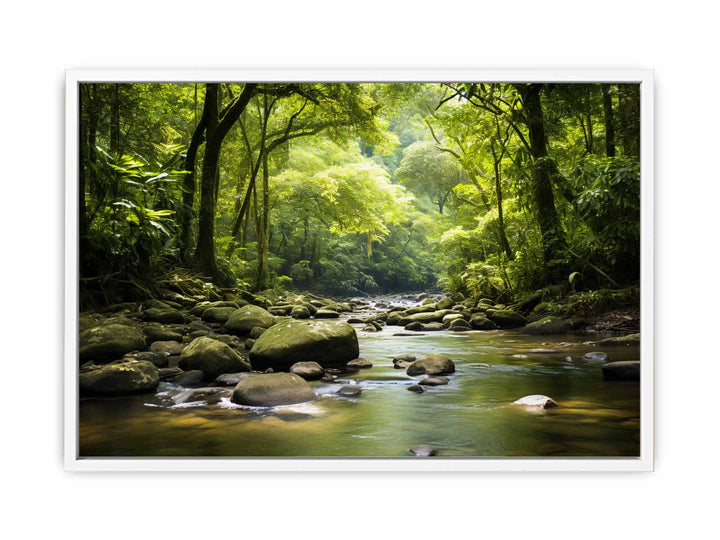 River In Rainforest painting  