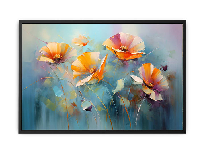 Bright Flowers Art   canvas Print