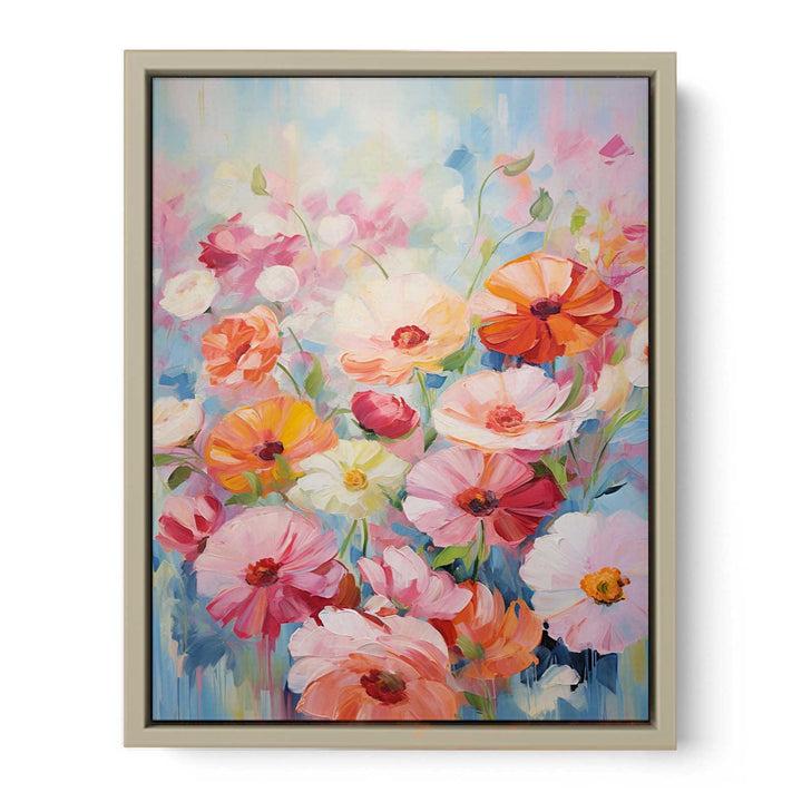 Flowers Painting framed Print