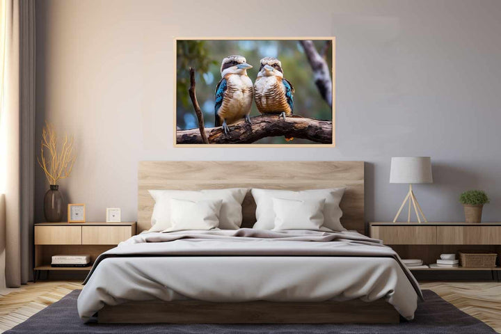 Laughing Kookaburra Pair  Art Print