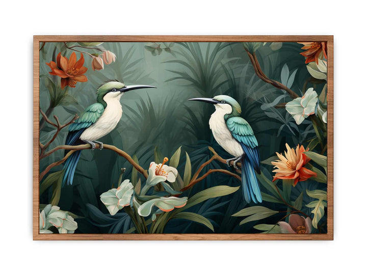  Lily Birds Tropical Art   Painting