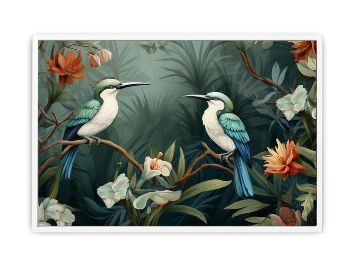  Lily Birds Tropical Art   Painting