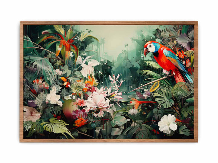  Birds Tropical Art   Painting