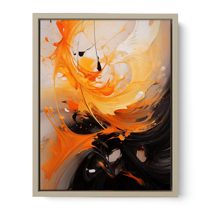  Ignite Splash  framed Print