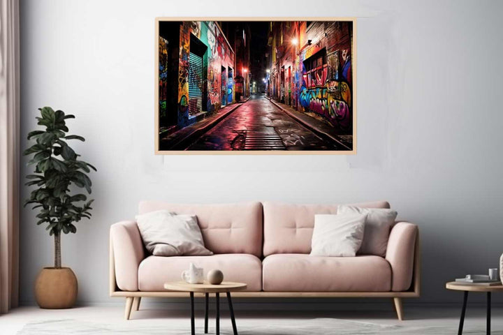 Melbourne Street Graffiti  Art Print