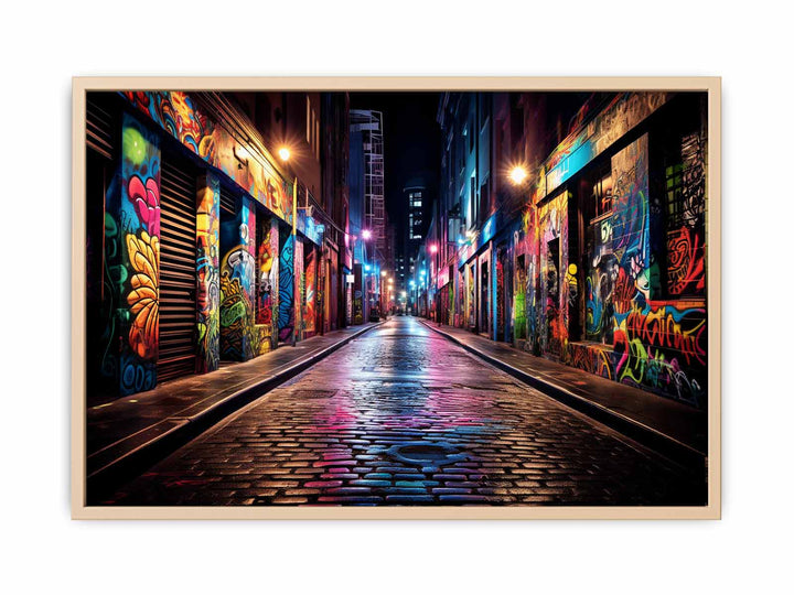 Street Graffiti  framed Print