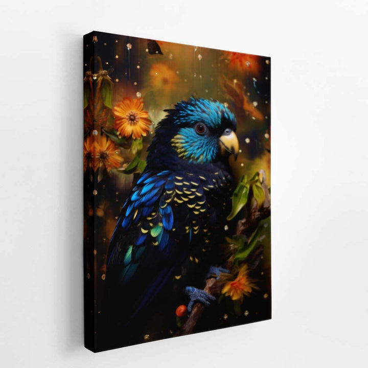 Cockatoo Colorful Painting  canvas Print