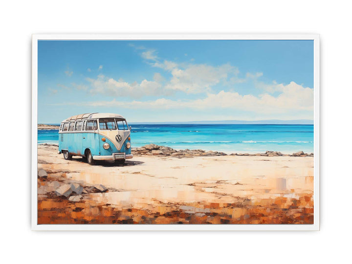 campervan Beach Art   Painting