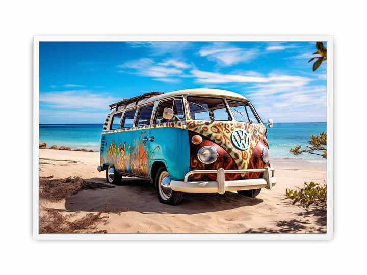  Campervan @ Beach Art   Painting