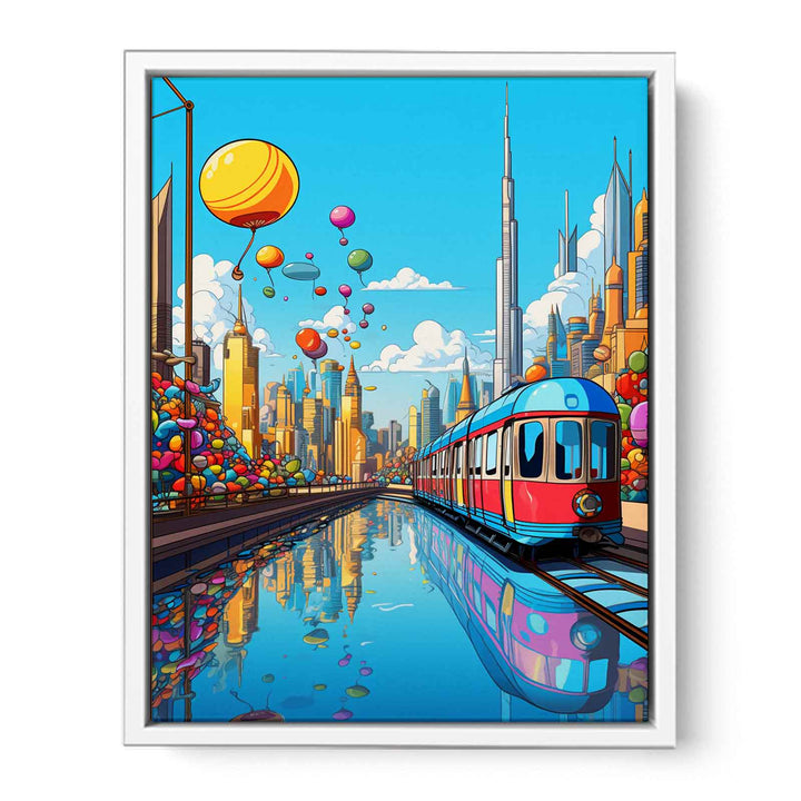 Dubai Pop Art Poster 2   Painting