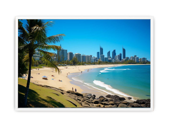 Burleigh Heads Gold Coast Beach   Painting