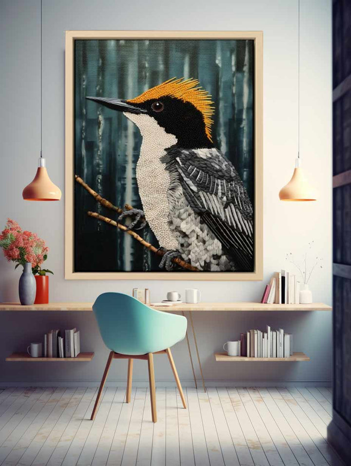 Cockatoo Gem Art Painting Art Print